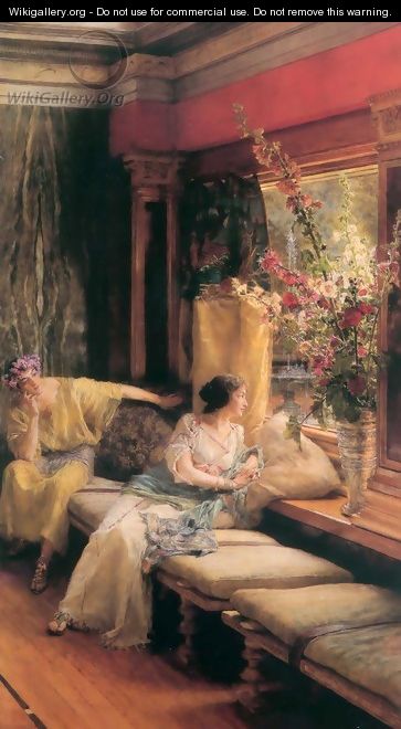 Vain Courtship 1900 - Sir Lawrence Alma-Tadema