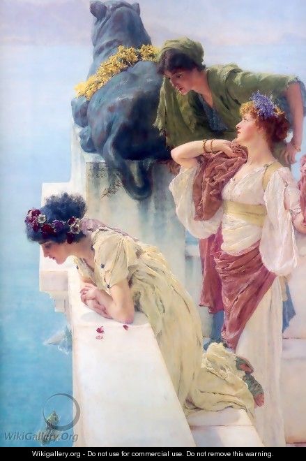 A Coign Of Vantage 1895 - Sir Lawrence Alma-Tadema