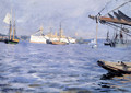 The Battleship Baltimore In Stockholm Harbor - Anders Zorn