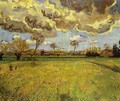 Landscape Under A Stormy Sky - Vincent Van Gogh