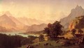 Bernese Alps As Seen Near Kusmach - Albert Bierstadt