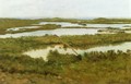 A River Estuary - Albert Bierstadt