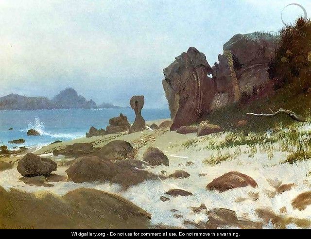 Bay Of Monterey - Albert Bierstadt