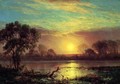 Evening Owens Lake California - Albert Bierstadt