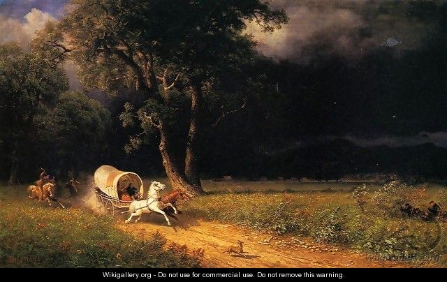 The Ambush - Albert Bierstadt