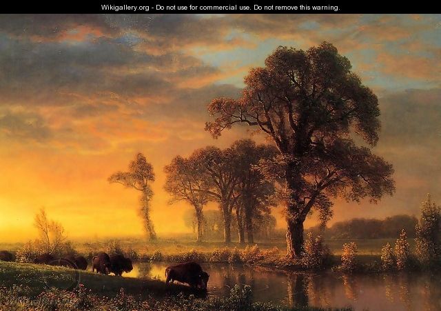 Western Kansas - Albert Bierstadt