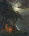 Campfire Site Yosemite - Albert Bierstadt