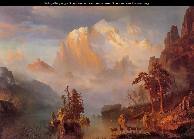 Rocky Mountains - Albert Bierstadt