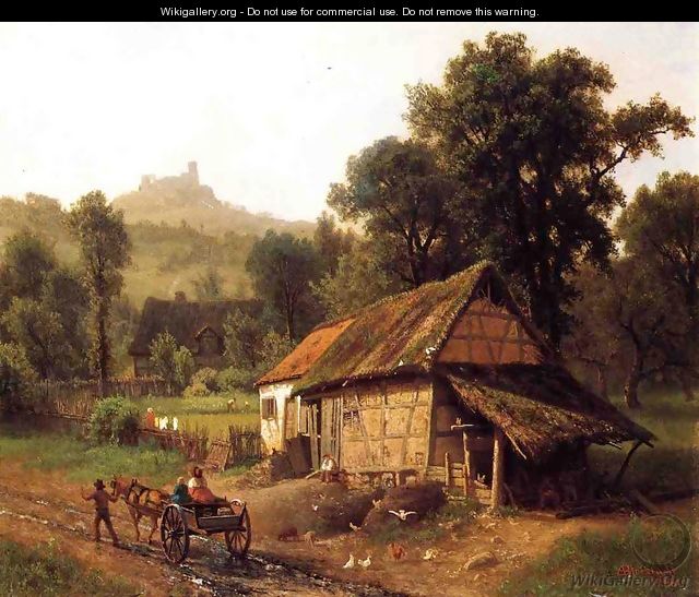 In The Foothills - Albert Bierstadt