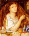 Woman Combing Her Hair - Dante Gabriel Rossetti