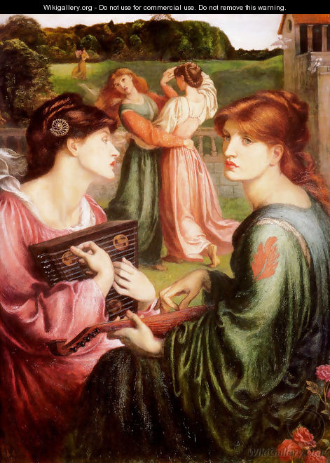 Study Of A Girl - Dante Gabriel Rossetti
