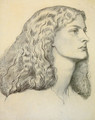 Portrait Of Anne Miller - Dante Gabriel Rossetti