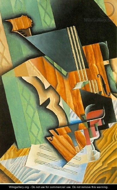 Violin And Glass - Juan Gris