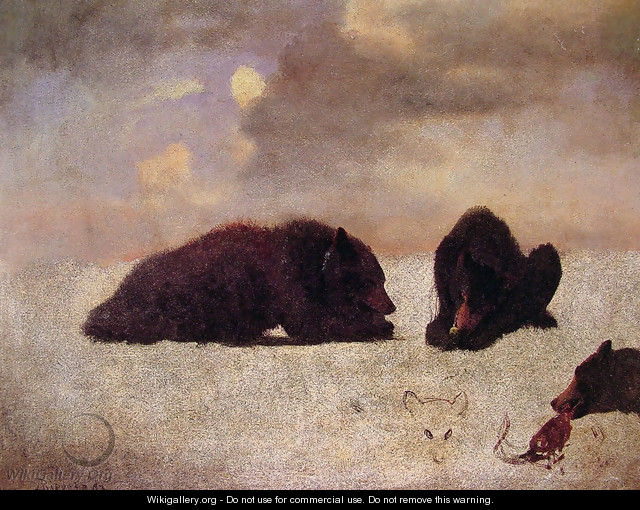 Grizzly Bears - Albert Bierstadt