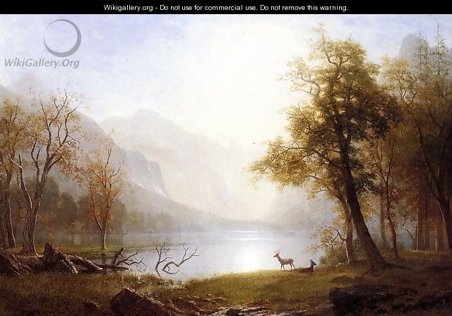 Valley In Kings Canyon - Albert Bierstadt