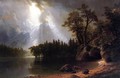 Passing Storm Over The Sierra Nevada - Albert Bierstadt