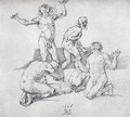 Five Male Nudes - Albrecht Durer