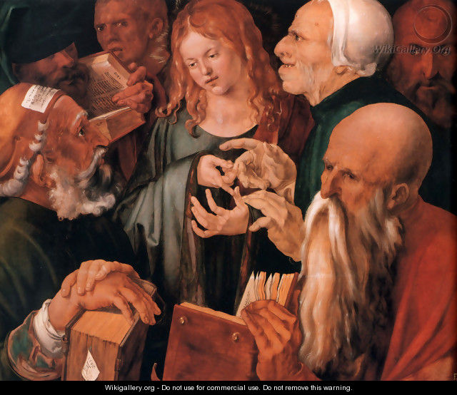 Christ Among The Doctors - Albrecht Durer