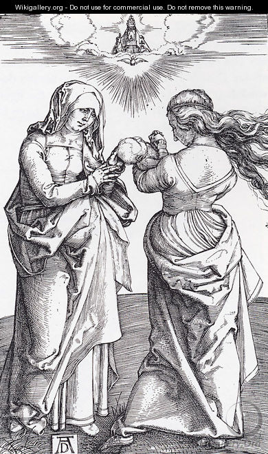 The Virgin With The Infant Christ And St Anne - Albrecht Durer