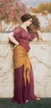 The Peacock Fan - John William Godward