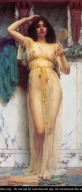 The Mirror - John William Godward