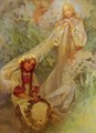 Madonna Of The Lilies - Alphonse Maria Mucha