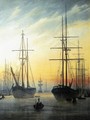 View of a Harbour 1815-16 - Caspar David Friedrich