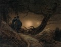 Two Men Contemplating the Moon 1819-20 - Caspar David Friedrich