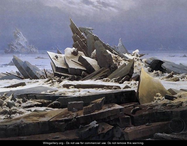 The Sea of Ice 1824 - Caspar David Friedrich