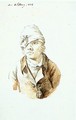 Self Portrait With Cap And Sighting Eye Shield 1802 - Caspar David Friedrich