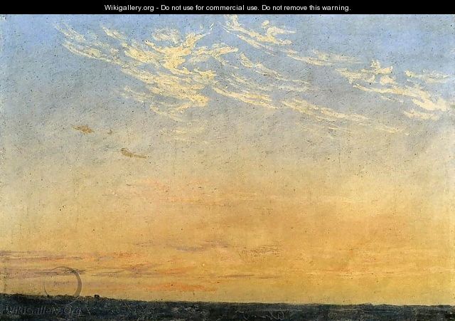 Evening c. 1824 - Caspar David Friedrich