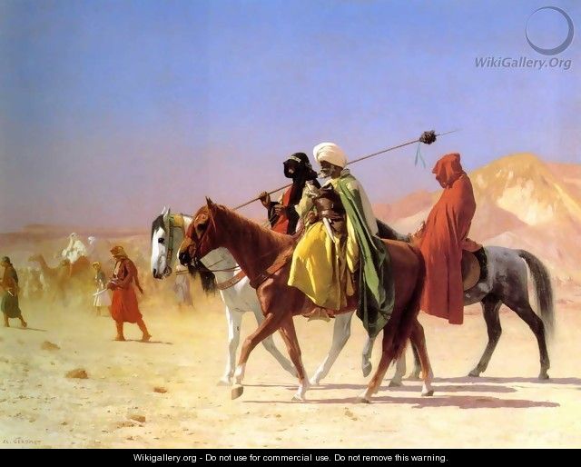 Arabs Crossing The Desert - Jean-Léon Gérôme