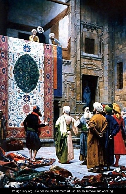 The Carpet Merchant - Jean-Léon Gérôme The Carpet Merchant - Jean-Léon Gérôme