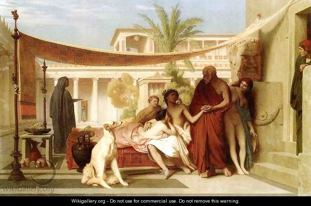 Socrates Seeking Alcibiades In The House Of Aspasia - Jean-Léon Gérôme