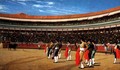 Plaza De Toros The Entry Of The Bull - Jean-Léon Gérôme