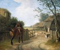 Daniel Beale At His Farm At Edmonton With His Favourite Horse - Jacques Laurent Agasse