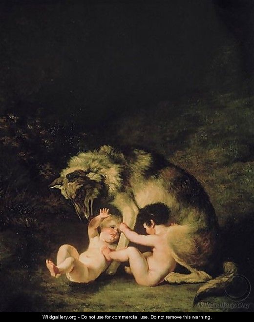 Romulus Remus And Their Nursemaid - Jacques Laurent Agasse