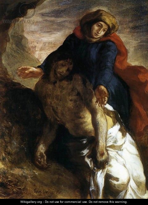 Pieta 1850 - Eugene Delacroix