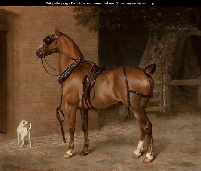 A Carriage Horse - Jacques Laurent Agasse