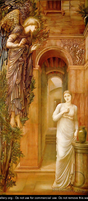 The Annunciation, 1879 - Sir Edward Coley Burne-Jones