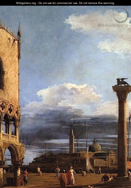 The Piazzetta Towards S Giorgio Maggiore - (Giovanni Antonio Canal) Canaletto