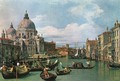 The Grand Canal And The Church Of The Salute - (Giovanni Antonio Canal) Canaletto