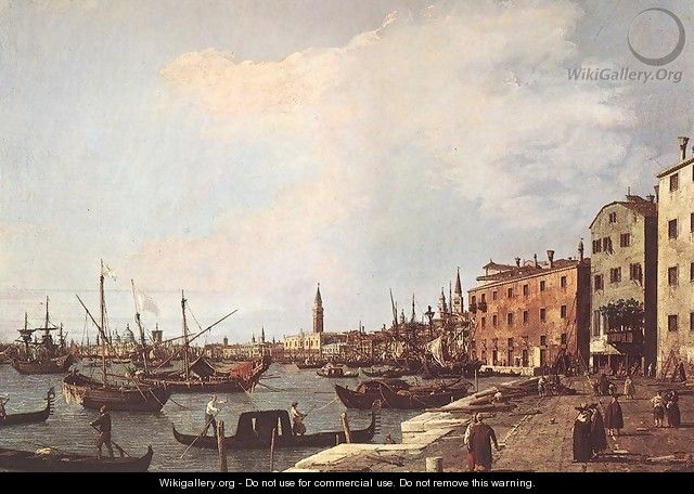 Riva Degli Schiavoni West Side - (Giovanni Antonio Canal) Canaletto