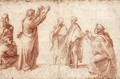 Study For St Paul Preaching In Athens - Raphael
