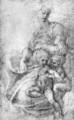 Madonna, Child and St John 1520s - Michelangelo Buonarroti