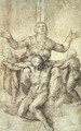 Study for "The Colonna Pieta" - Michelangelo Buonarroti