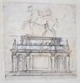 Design For A Statue Of Henry II Of France On Horseback - Michelangelo Buonarroti