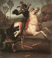 St George Fighting The Dragon - Raphael