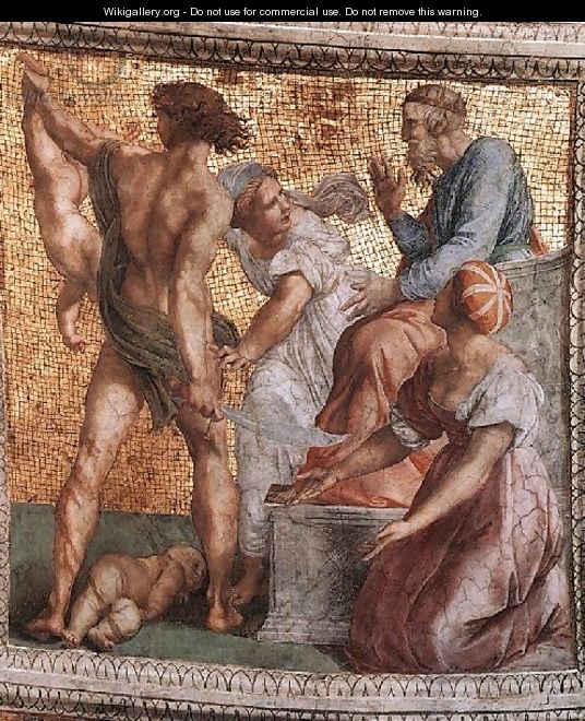 The Stanza Della Segnatura Ceiling The Judgment Of Solomon - Raphael