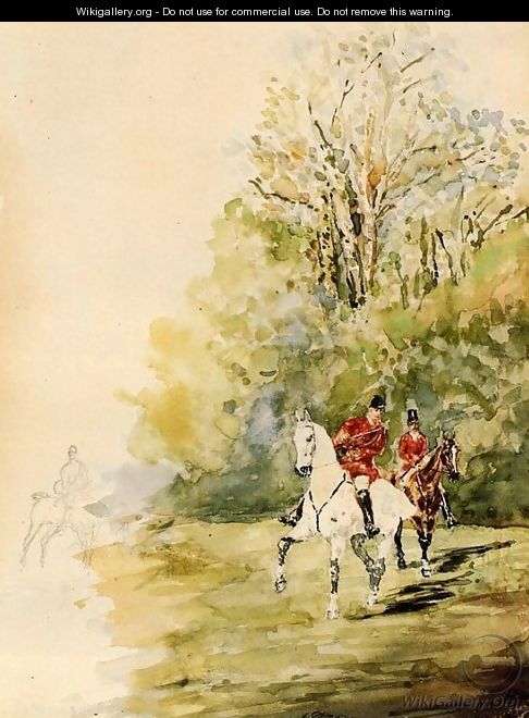 Hunting - Henri De Toulouse-Lautrec